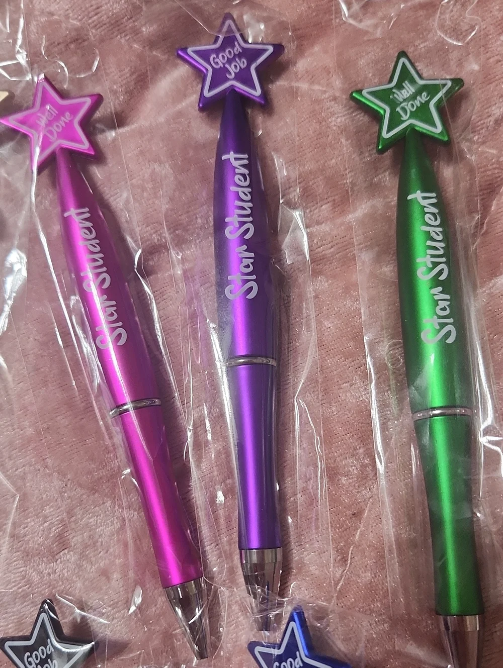 Lot Of 15 Star Student Ballpoint Pens to Reward Star Students
